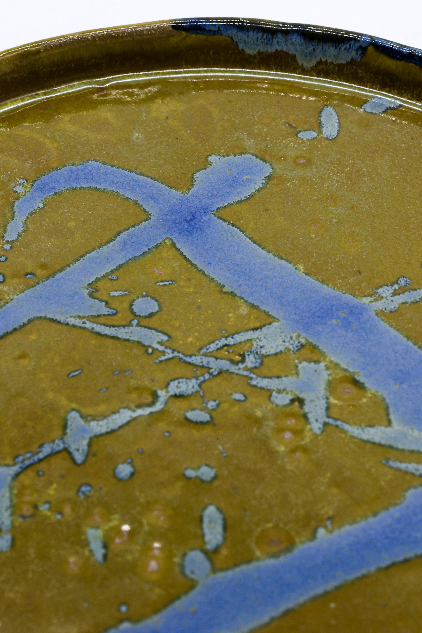 27 cm Oliveflow Smoked Grey Large Stoneware Handmade Ceramic Dinner Plate