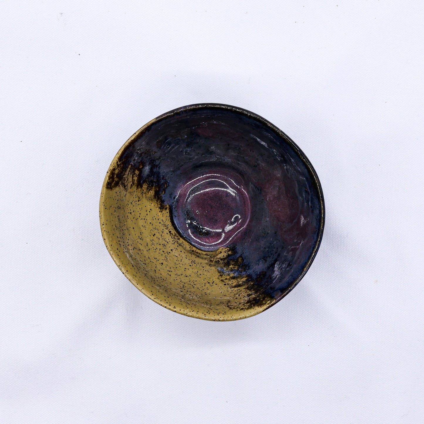 Small Mauve Coast Bloom Handmade Ceramic Stoneware Dinner Bowl