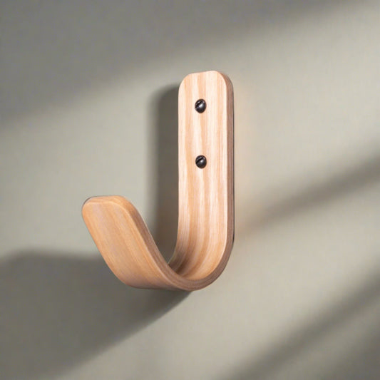 Curved Hardwood Wall Hooks - Ash