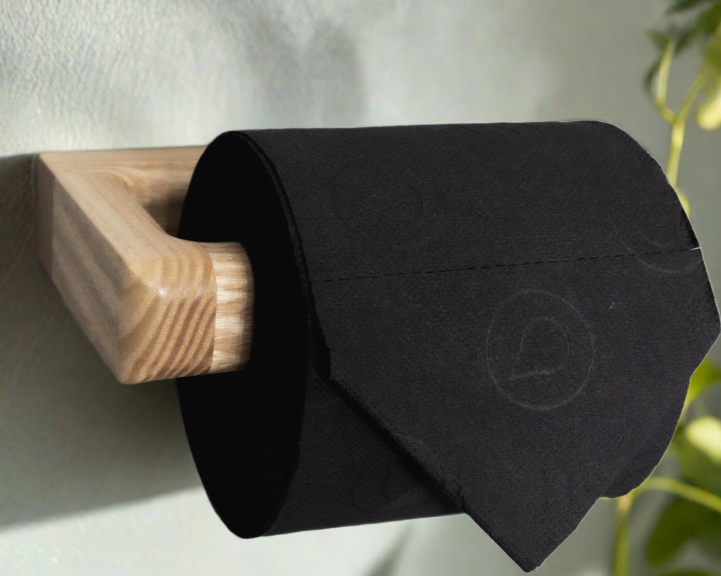Ash toilet paper holder