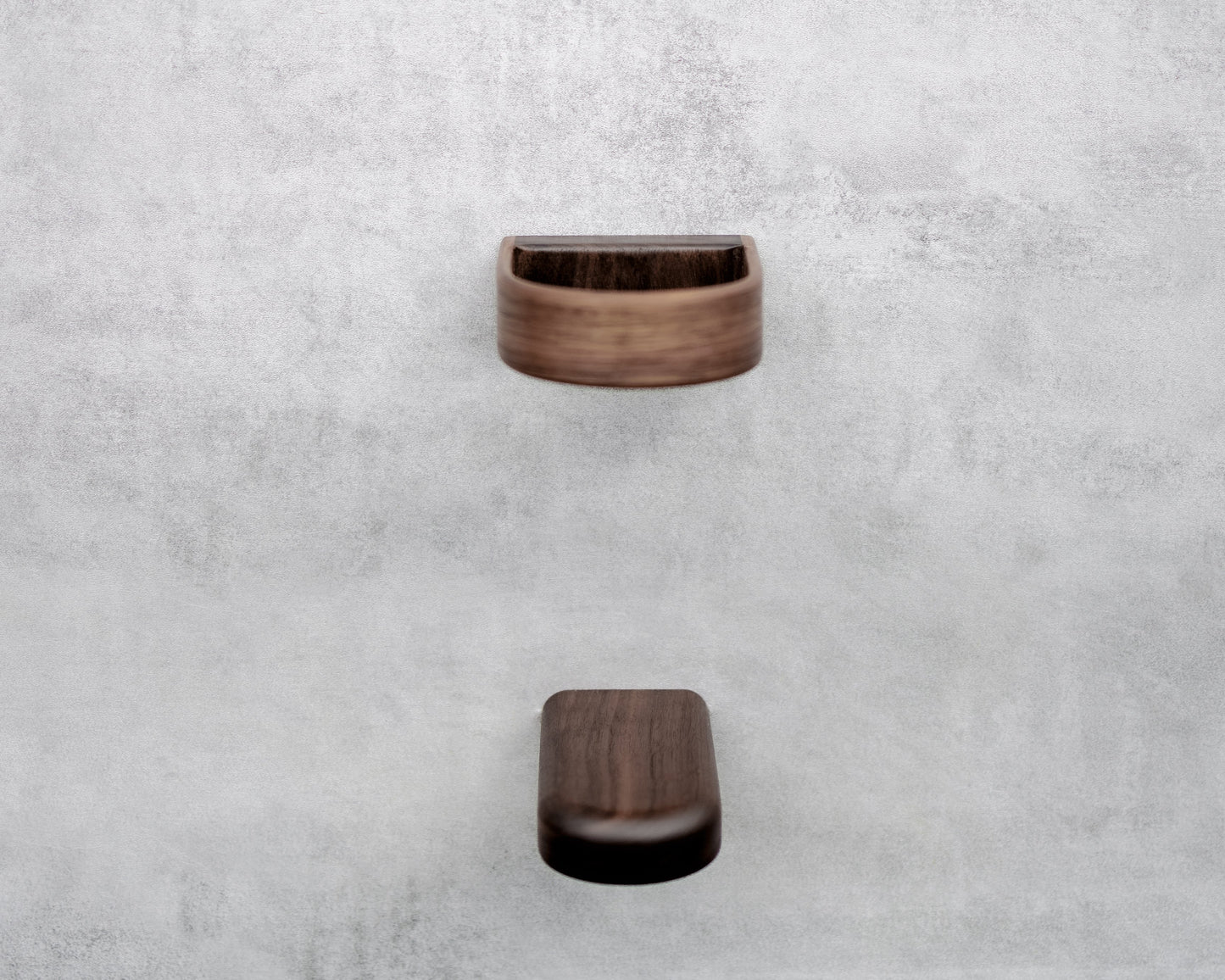 Vino Wine bottle wall mount storage - Walnut