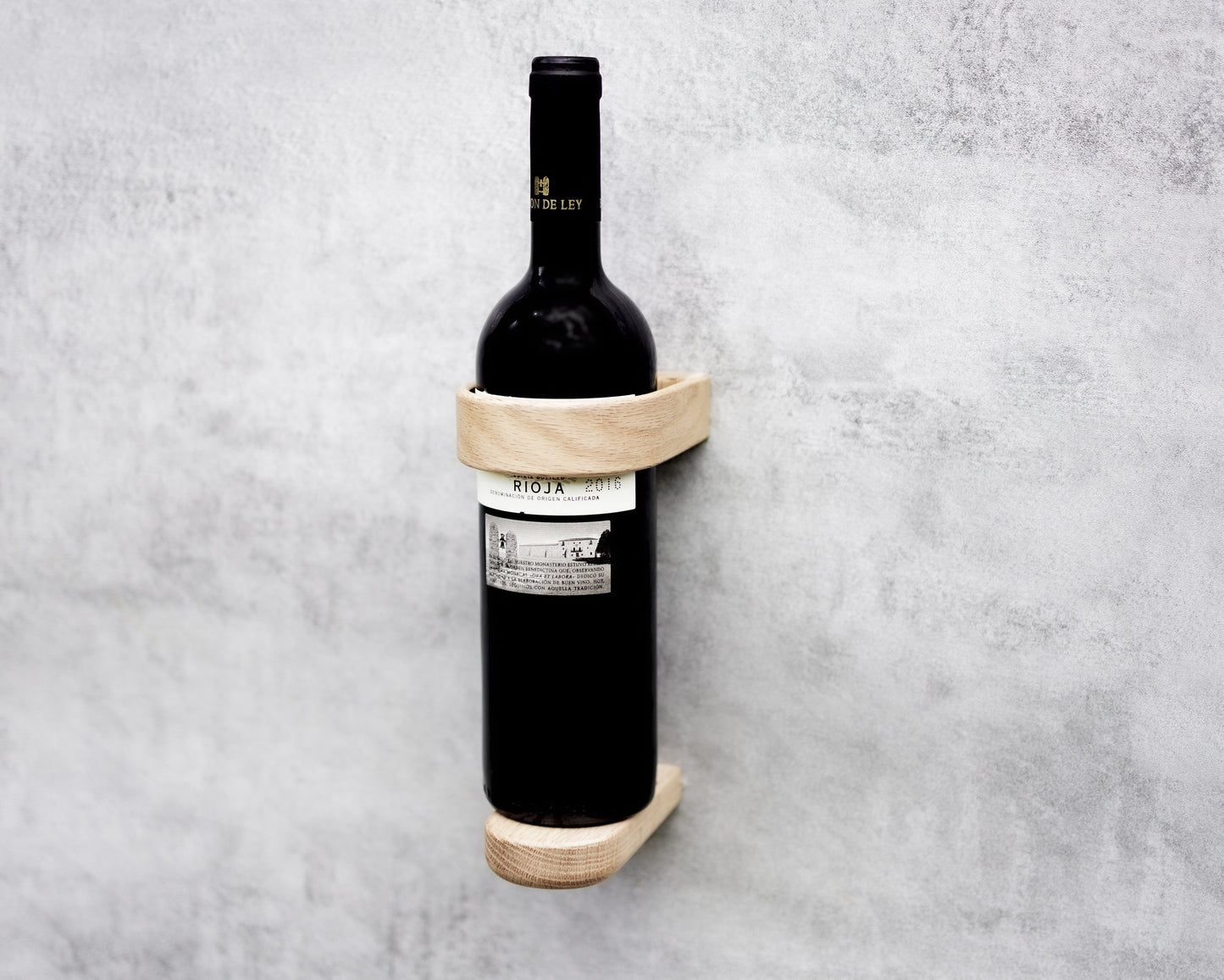 Vino Wine bottle wall mount storage - Oak
