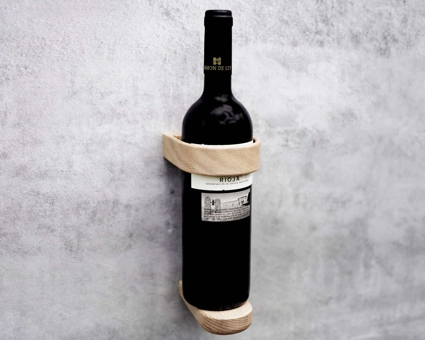 Vino Wine bottle wall mount storage - Oak