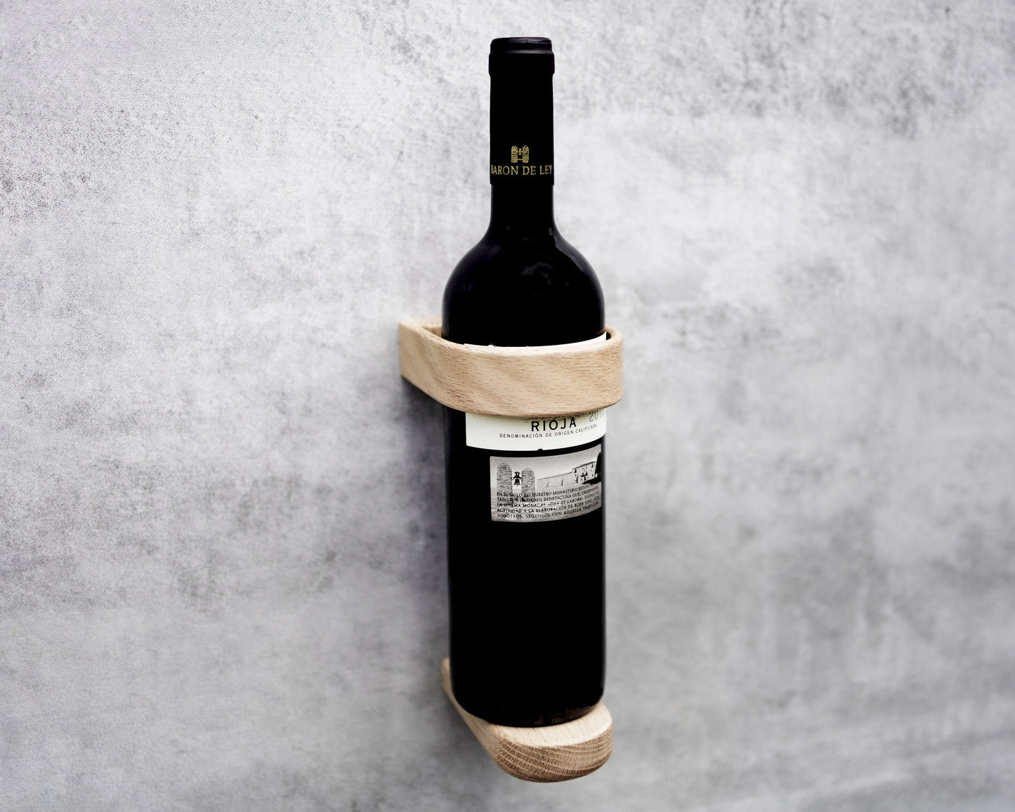 Vino Wine bottle wall mount storage - Oak