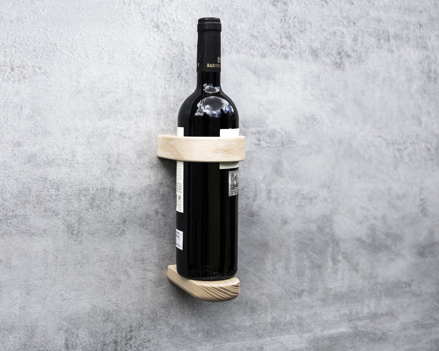 Vino Wine bottle wall mount storage - Ash