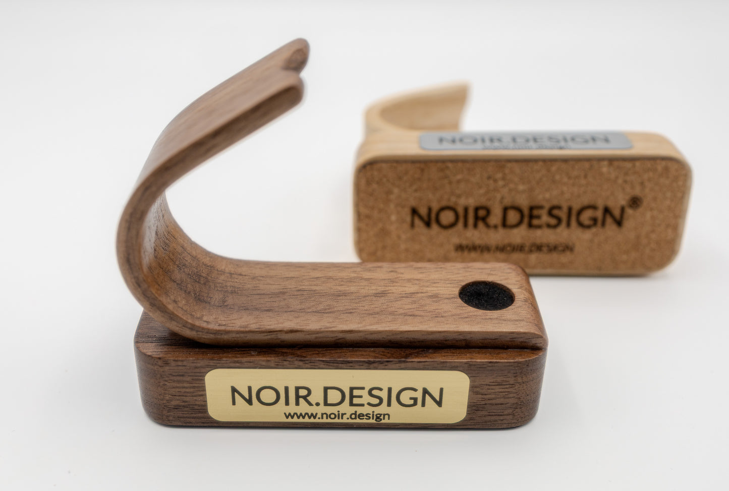 Personalized desk accessory with brass engraving