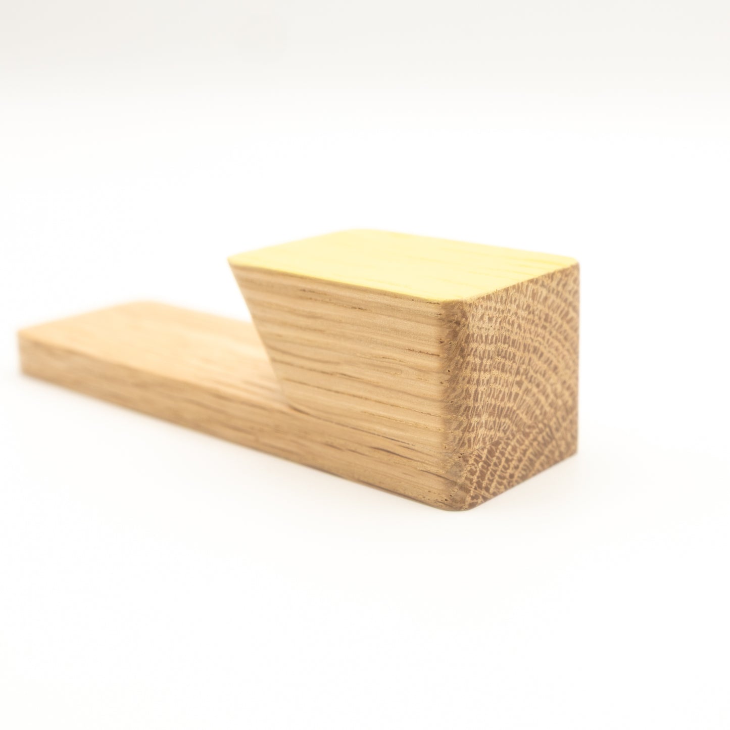 Colourful Oak Adhesive Wall Hooks | Premium Hardwood No-Drill Mount