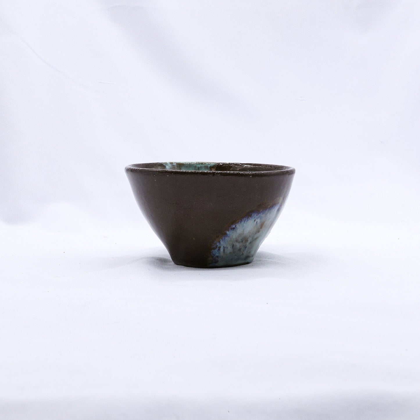 Small Stone Reef Blue Handmade Ceramic Stoneware Dinner Bowl