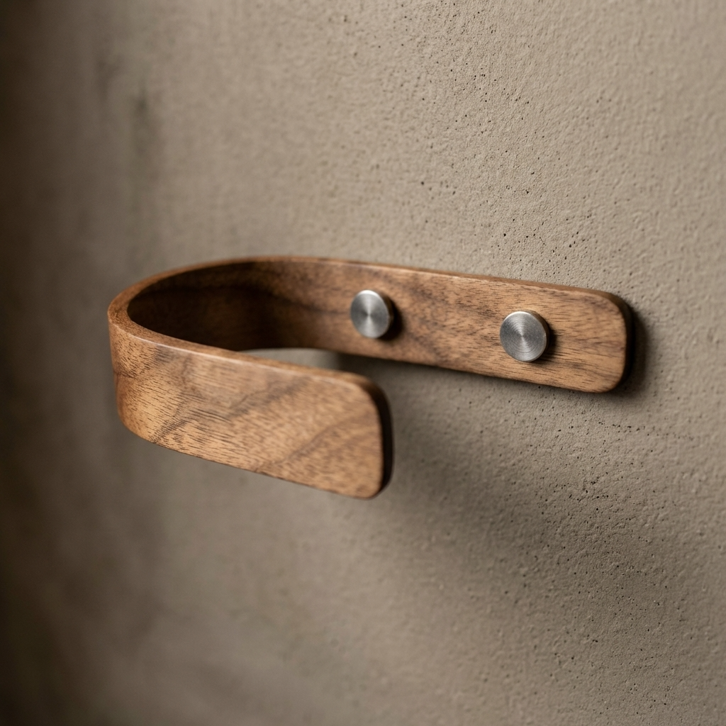 premium walnut curtain tie backs