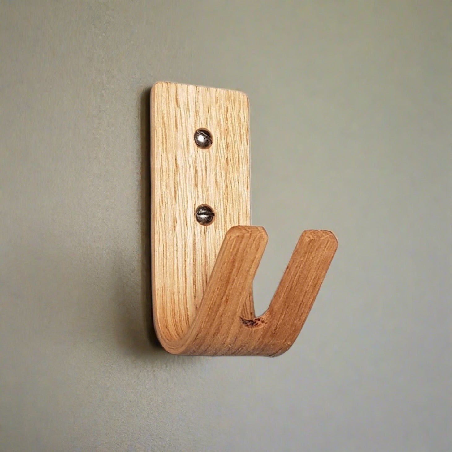 Monaco K | Set of 4 Wall Key Hooks - Oak - NOIR.DESIGN