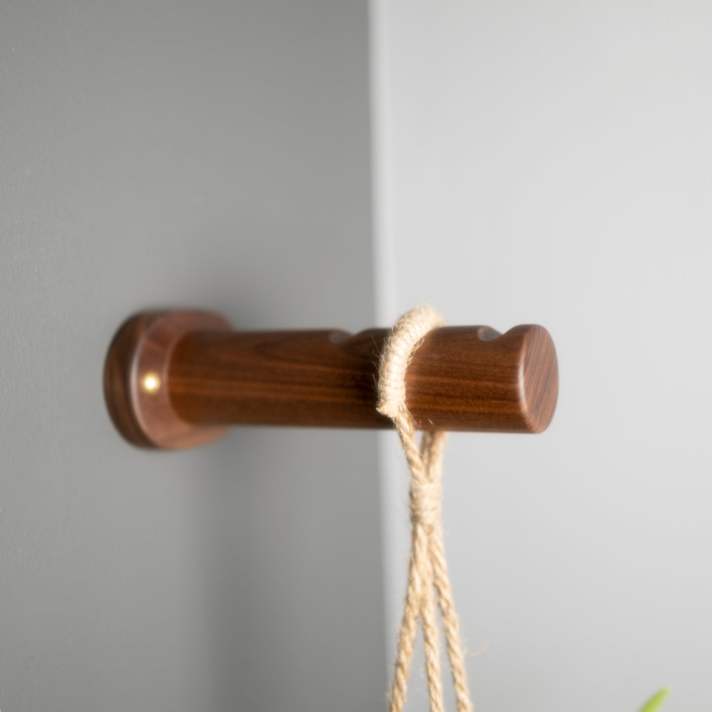 walnut wall hanging planter brackets