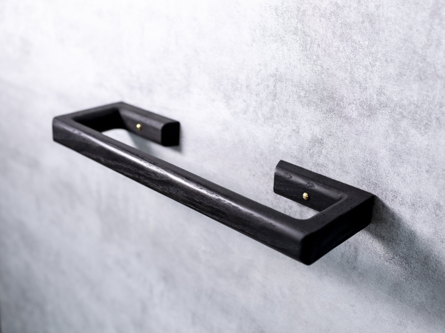 Intense Black | Ash Towel Rail | Bathroom Furniture Collection