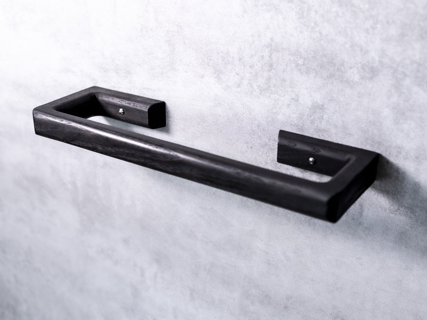 Intense Black | Ash Towel Rail | Bathroom Furniture Collection