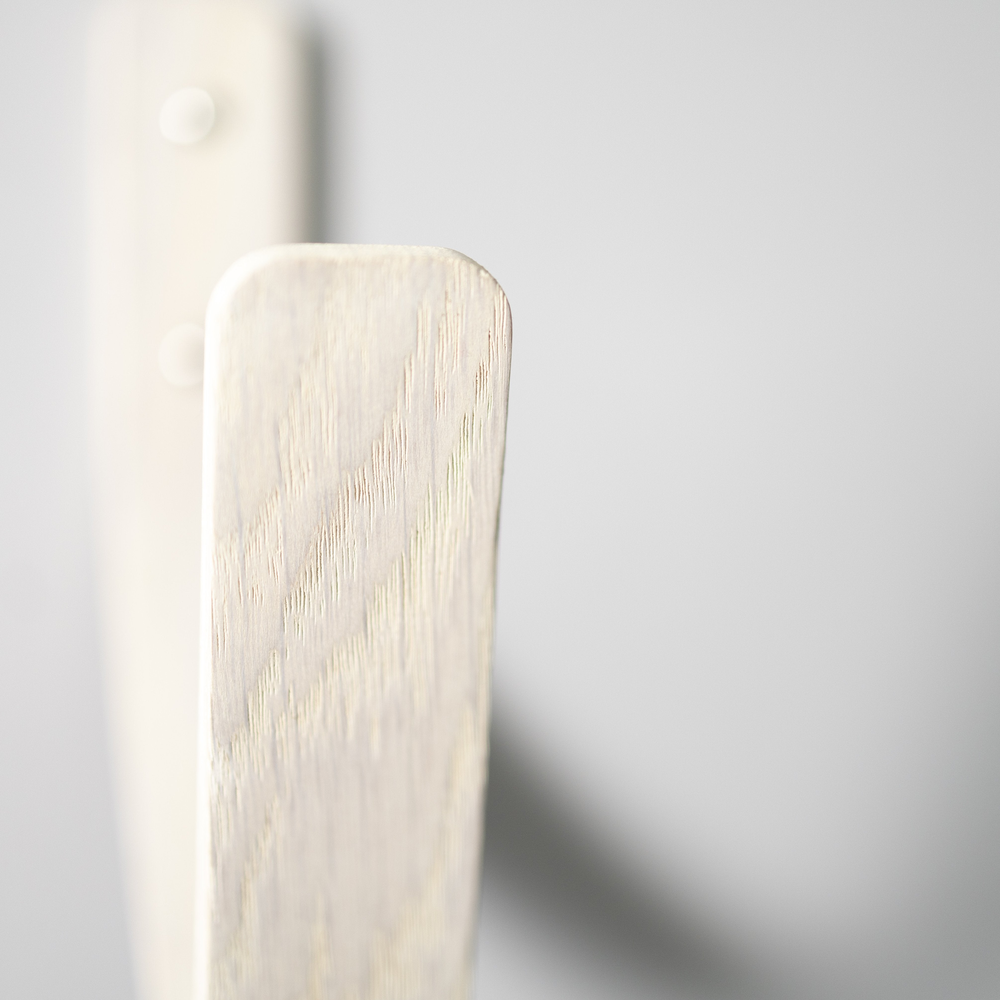 White Surfboard Wall Mount | Nordic Design Horizontal Rack | Handcrafted in UK