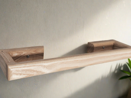 Ash towel bar