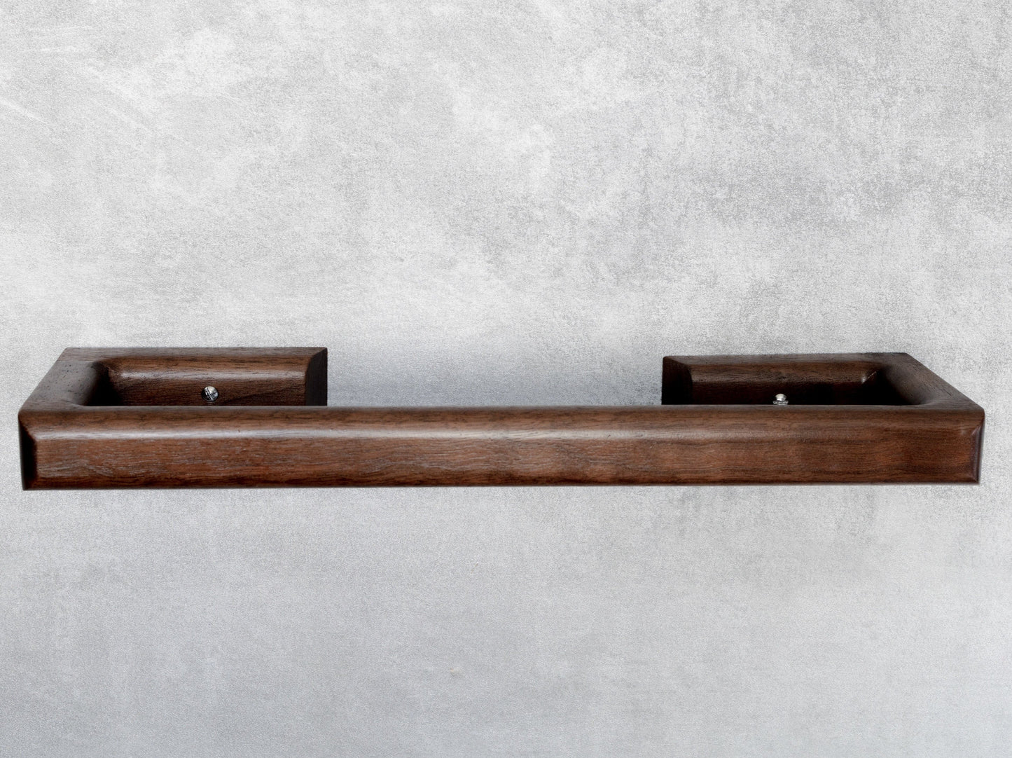 Walnut towel rack and hanger