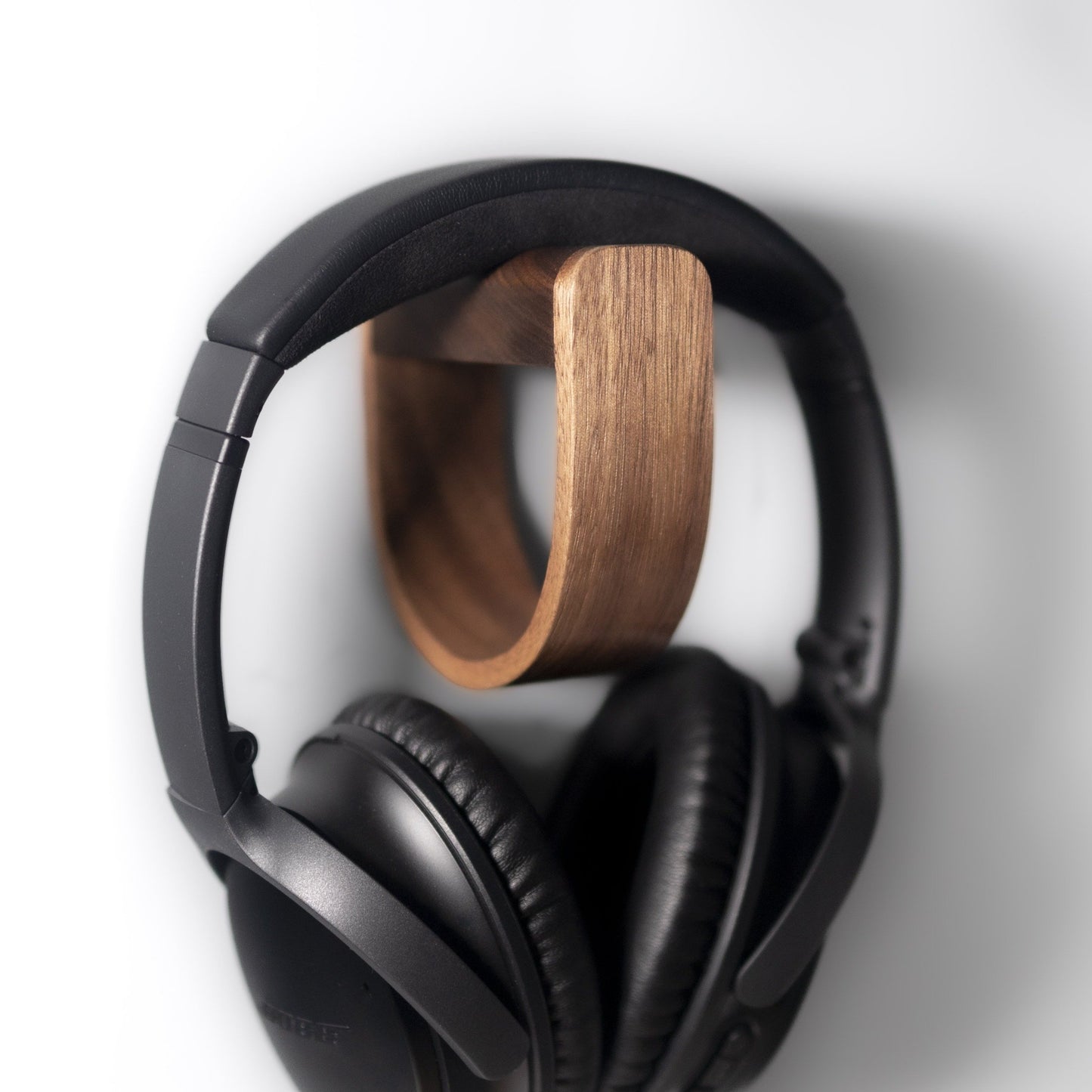 Duo I | Wall Mounted Headphone Holder - Walnut