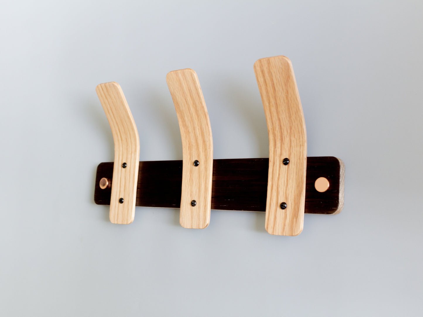 Oak Coat Rack - Tordu - Copper