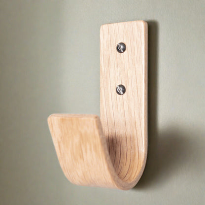 Hardwood Wall Hooks - Oak