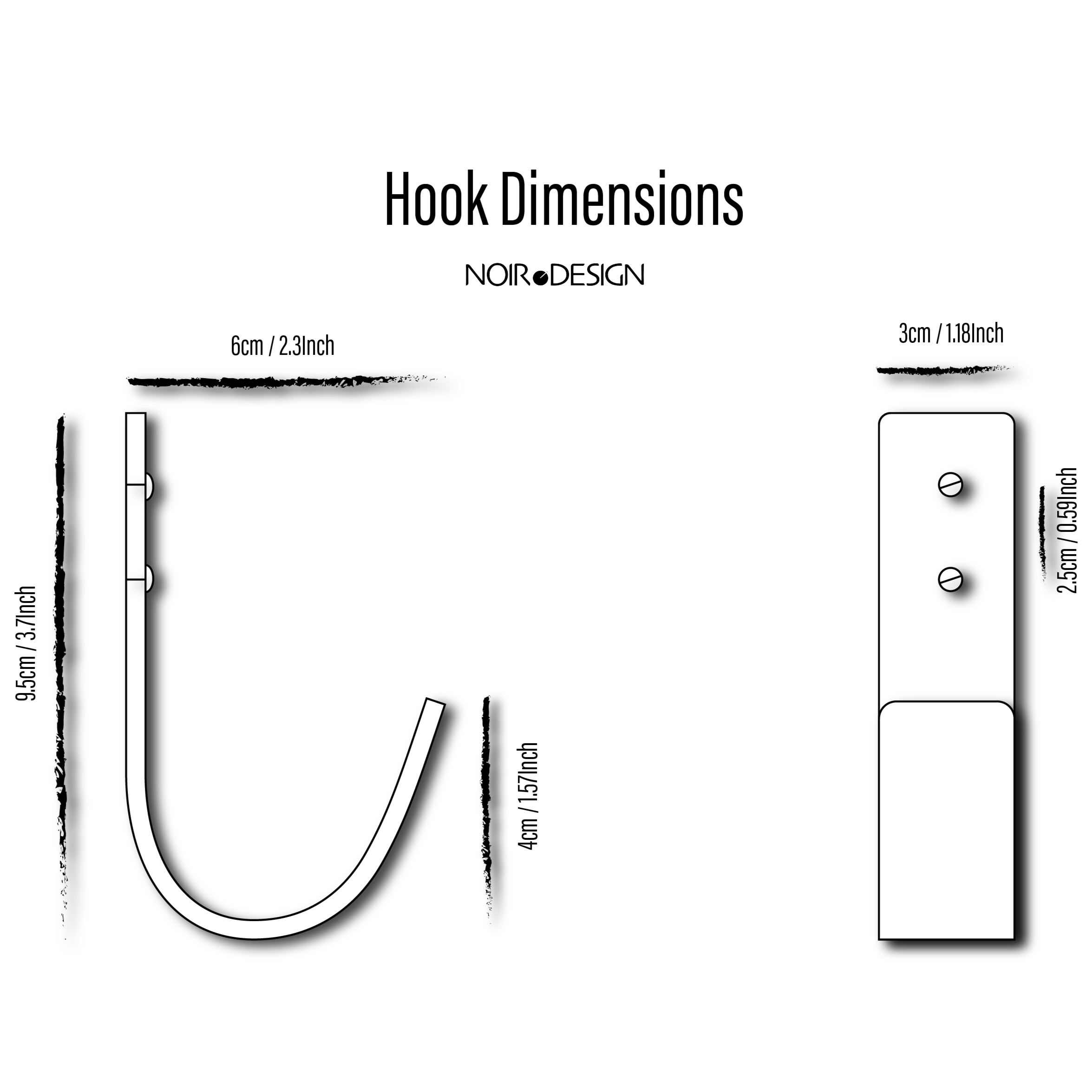 Oak Wall Hooks | Heavy Duty Hardwood Coat Hooks | Monaco Collection | UK Made