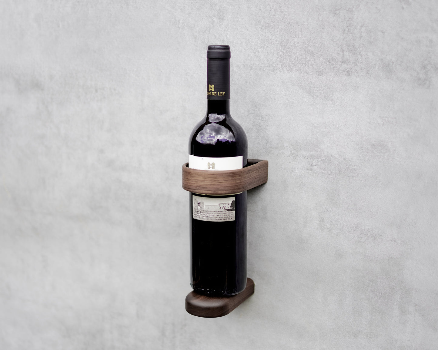 Vino Wine bottle wall mount storage -  Walnut