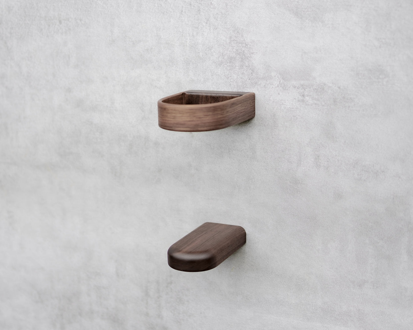 Vino Wine bottle wall mount storage -  Walnut